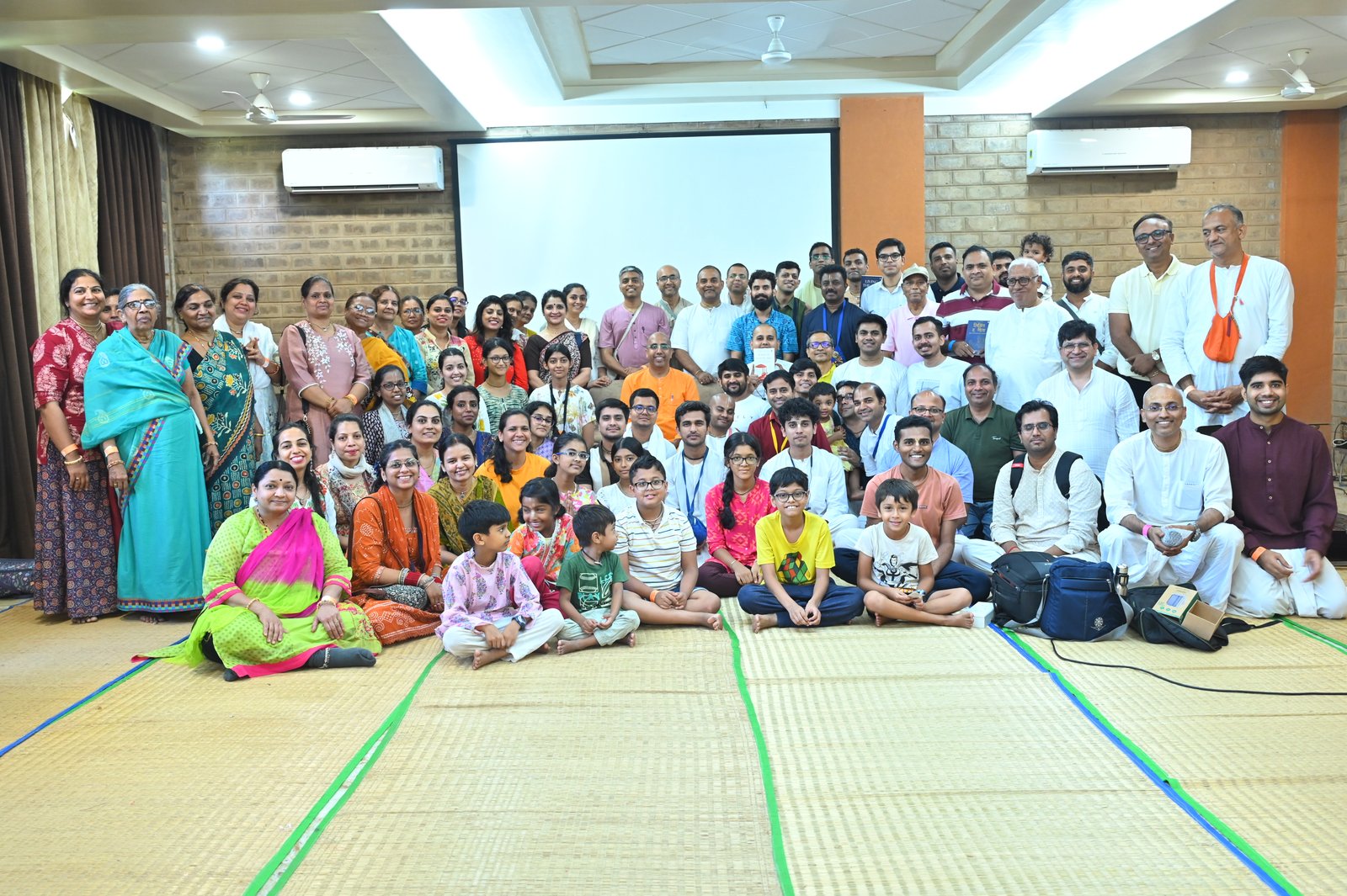 Group reflection after teen workshop
