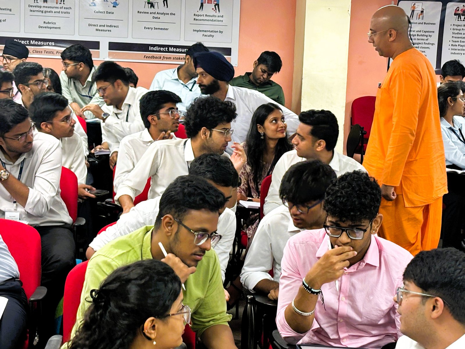 Classroom session with MBA students