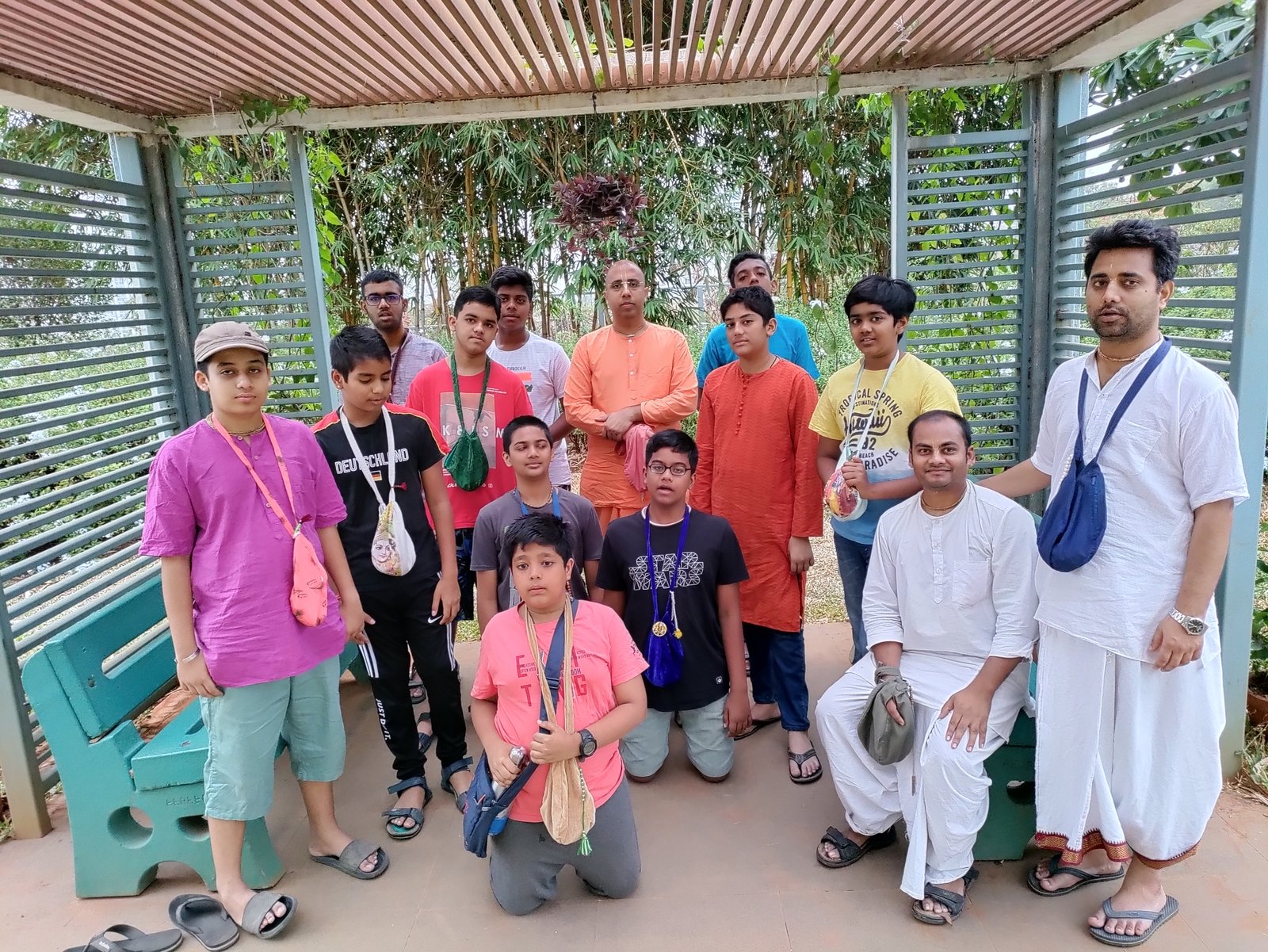 Morning session with young seekers